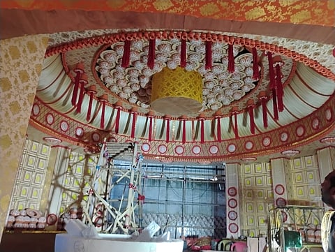 Haider para sporting club puja pandal
