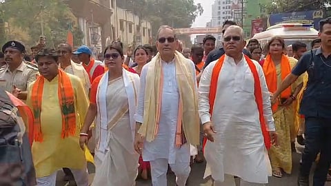 मिदनापुर में निकाली गई सेवा ज्योति यात्रा