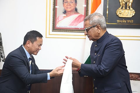 राज्यपाल संग बैडमिंटन एसोसिएशन ऑफ सिक्किम के प्रतिनिधिमंडल ने की शिष्टाचार भेंट