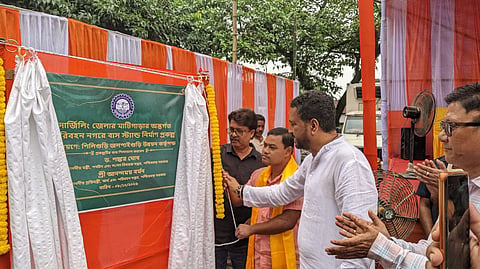 परिवहन नगर में नए बस टर्मिनस की नींव