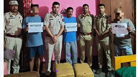 जोरबाट में 60 किलो संदिग्ध गांजा जब्त