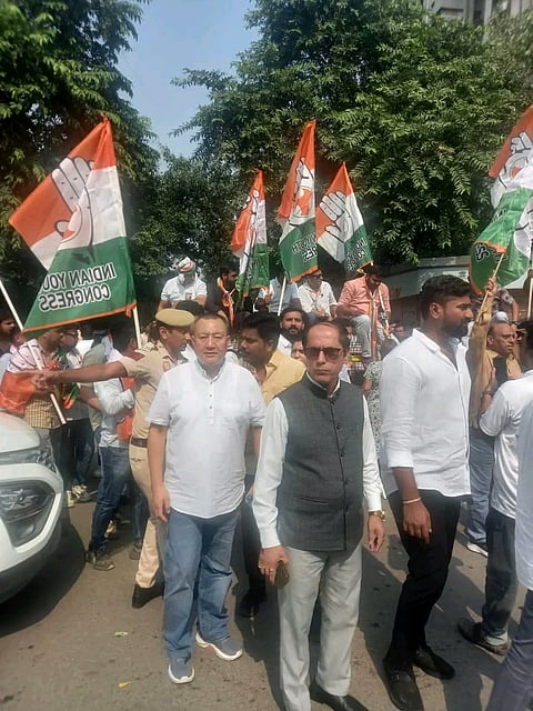 दिल्ली रैली में शामिल हुए सिक्किम कांग्रेस अध्यक्ष