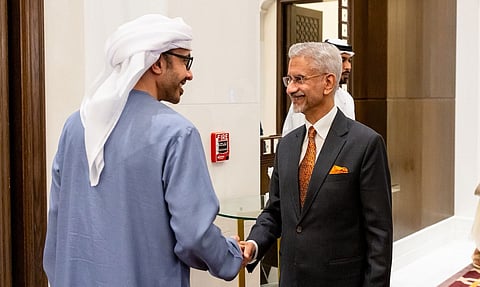 Jaishankar discussed bilateral and global issues with the UAE Foreign Minister
