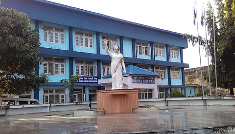 श्री विजय पुरम नगर परिषद कार्यालय का दृश्य।