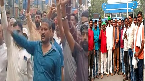 बोकारो में विस्थापितों का प्रदर्शन जारी