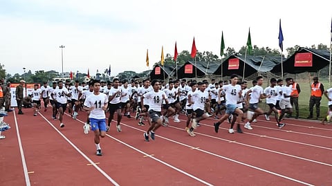 त्रिपुरा में अग्निवीर भर्ती रैली में 1203 अभ्यर्थी शामिल