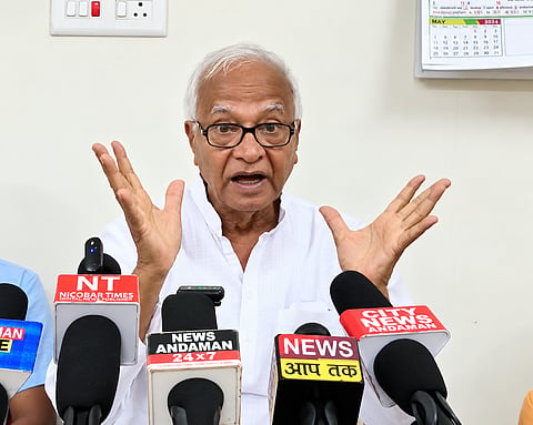 अंडमान और निकोबार द्वीपसमूह के सांसद बिष्णु पद रे की तस्वीर।