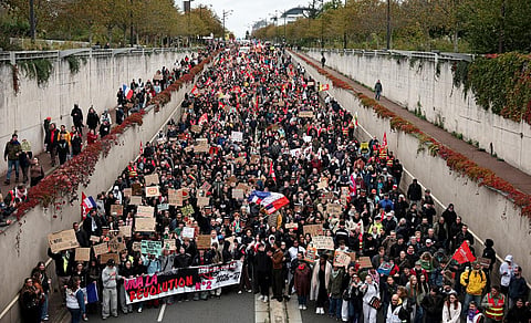 Protests flare up again in France