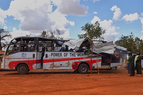 22 people killed in a bus accident in Kenya