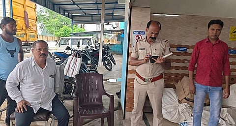 जांच करती पुलिस