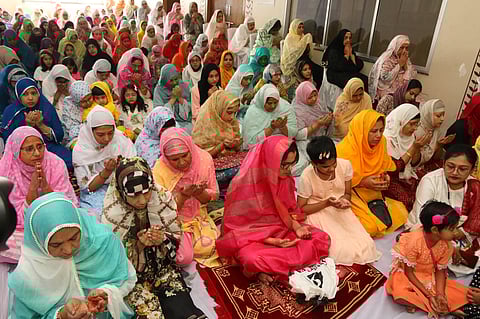 न्यू टाउन में हर्षोउल्लास के साथ मनाया गया ईद उल फितर का त्यौहार
