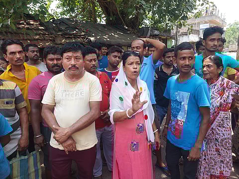 बजबज में अवैध पटाखा गोदाम में विस्फोट के बाद इलाके में पसरा सन्नाटा