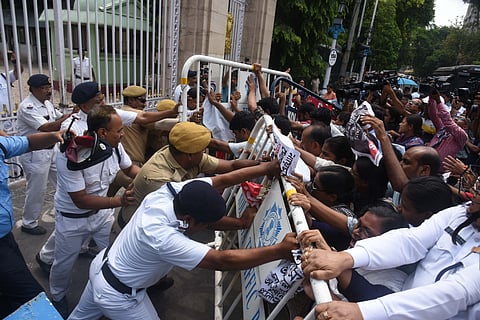 दिल्ली में पहलवानों के उत्पीड़न के विरोध में प्रदर्शन, पुलिस से झड़प