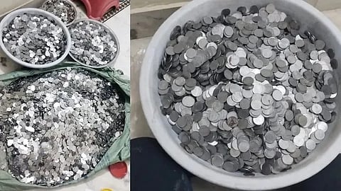 Rajasthan : पति ने पत्नी को क्यों थमाए 7 बोरों में 55 हजार रुपये के सिक्के