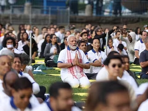 Yoga Day 2023 : मोदी के नेतृत्व में 180 देशों के लोगों ने किया योग