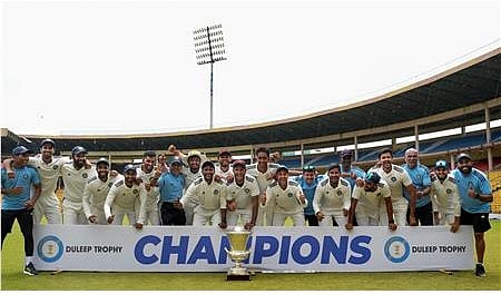 दलीप ट्राॅफी : दक्षिण क्षेत्र बना चैंपियन