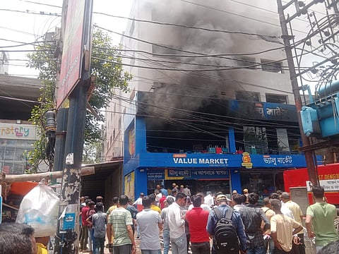ब्रेकिंग : आसनसोल के वैल्यू मार्केट मॉल में लगी आग