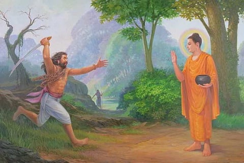 अंगुलिमाल बौद्ध भिक्षु बन गया