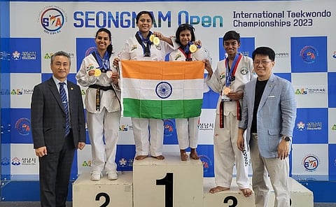 10th Seongnam Open International Taekwondo Championship : भारत ने सात मेडल जीते