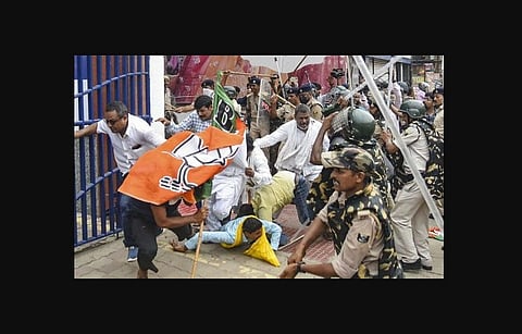 पटना में पुलिस पिटाई से भाजपा नेता की मौत