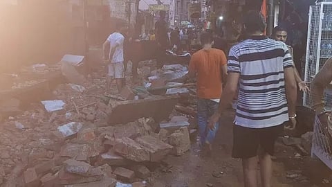 बांके बिहारी मंदिर के पास हादसा, 5 की मौत