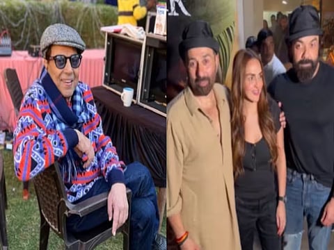 Gadar 2 : ईशा और सनी देओल को साथ देख भावुक हुए धर्मेंद्र
