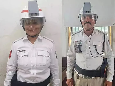 ये हेलमेट नहीं, AC है!