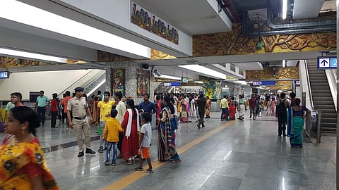 जीएम ने दक्षिणेश्वर के इंटरचेंजिंग प्वाइंट का किया निरीक्षण