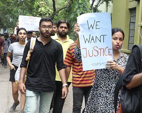 Justice For Swapnadeep : जेयू कैंपस में स्टूडेंट्स ने निकाली रैली