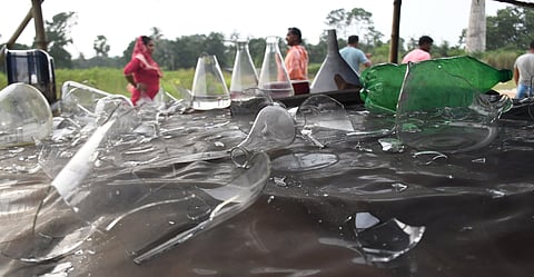 तीन रसायनों की क्रिया से हुआ यह भयावह विस्फोट