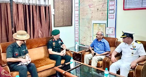 एनसीसी के एडीजी पहुंचे जेयू, वीसी से की मुलाकात
