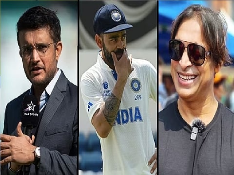 सौरव गांगुली, विराट कोहली और शोएब अख्तर