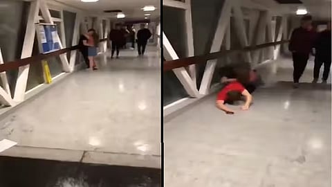 वायरल वीडियो से ली गई तस्वीर (सोर्स- ट्विटर)