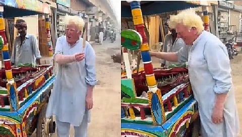 क्या अब ‘डोनाल्ड ट्रंप’ कुल्फी बेचने लगे हैं ? देखें वीडियो