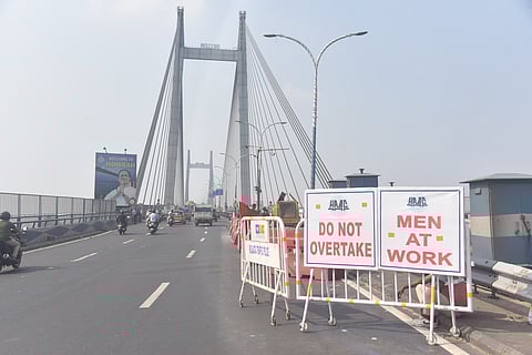 विद्यासागर सेतु और सांतरागाछी ब्रिज पर मरम्मत कार्य, आज ट्रैफिक डायवर्जन