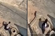 4 साल के बच्चे को छोटी लड़की ने कुएं में फेंका, वायरल हुआ वीडियो