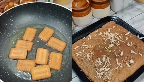 महिला ने बनाई Parle-G बिस्किट की बर्फी, वीडियो हो गया वायरल