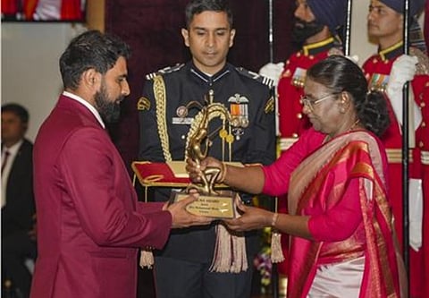 National Sports Awards : मोहम्मद शमी अर्जुन पुरस्कार से सम्मानित, साथ ही …