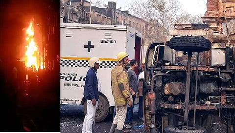 Kolkata के Busy सड़क पर पेट्रोल से भरा टैंकर धू-धूकर जला, 1 व्यक्ति की दर्दनाक मौत