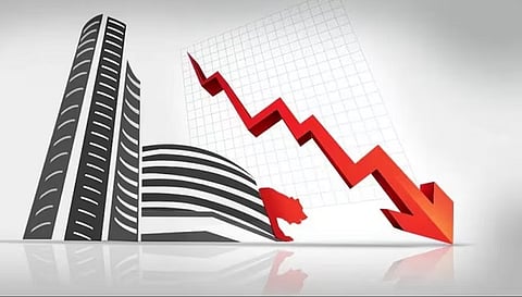 FII की बिकवाली से शेयर बाजार में गिरावट का सिलसिला जारी