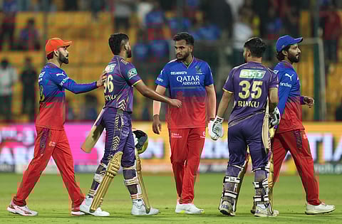 KKR vs RCB : वेंकटेश और नारायण के तूफान में उड़ा आरसीबी