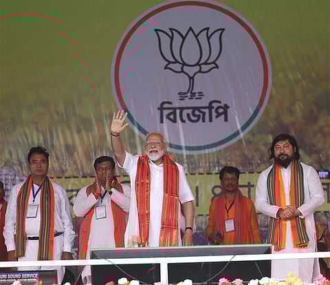 भ्रष्टाचार से लेकर संदेशखाली तक के मुद्दों को मोदी ने उछाला