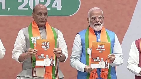 ELECTION 2024: PM मोदी ने जारी किया BJP का संकल्प पत्र, जानें क्या-क्या है खास