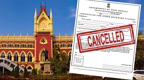 कलकत्ता हाईकोर्ट का बड़ा फैसला, साल 2010 के बाद बंगाल में बने सभी OBC सर्टिफिकेट रद्द