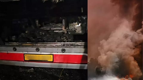 हरियाणा के नूंह में श्रद्धालुओं से भरी बस में लगी आग, 8 लोग जिंदा जले, कई झुलसे