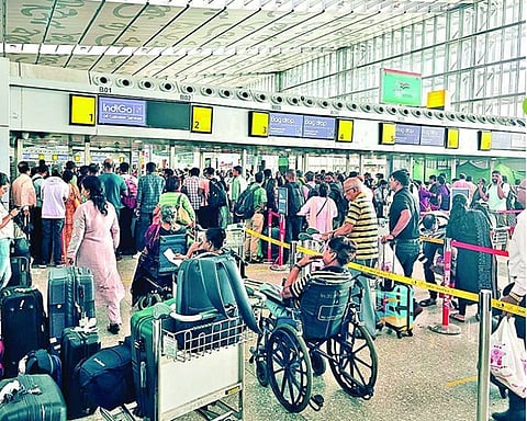 Kolkata Airport पर सर्वर डाउन के कारण …