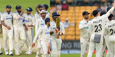 India vs New Zealand 1st Test : ताश के पत्तों की तरह बिखर गए भारत के बल्लेबाज