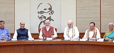 पीएम मोदी की अध्यक्षता में हुई बैठक।