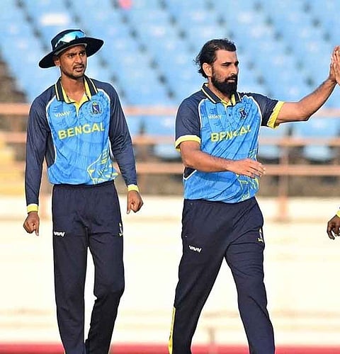Mushtaq Ali Trophy : शमी ने बंगाल को क्वार्टर फाइनल में पहुंचाया