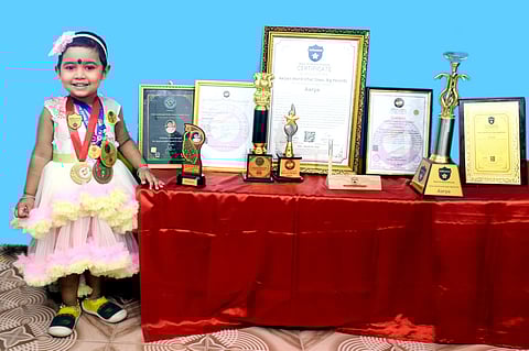 2 साल की उम्र में ही बच्ची ने हासिल किया दुनिया में नाम